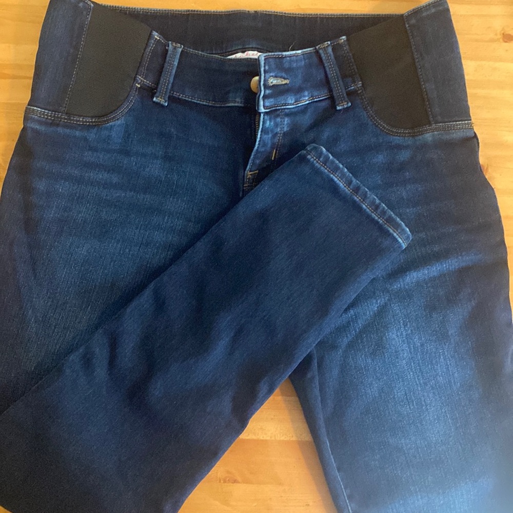 Isabel Dark blue skinny maternity jeans size 12